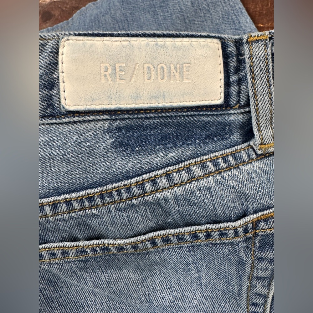 RE/DONE Women’s Wide-Leg Jeans – Light Wash – Excellent Condition